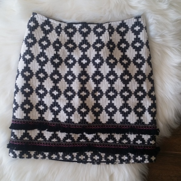 Merona Dresses & Skirts - 3/$20 Merona Ikat Pattern Fringe Mini Skirt